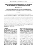 Nghiên cứu sử dụng kỹ thuật quang phổ ATR-FTIR và thống kê đa biến nhằm phân loại sản phẩm vừng tại Việt Nam