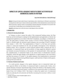 Impacts of capital adequacy ratio to credit actitivities of commercial banks in Vietnam