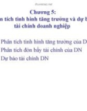 Bài giảng Phân tích tài chính doanh nghiệp: Chương 5 - TS. Trần Đức Trung