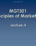 Lecture Principles of Marketing: Lesson 4