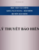 Bài giảng Lý thuyết bảo hiểm: Chương 1 - Học viện Tài chính