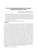 The effect of macroeconomic variables on the financial resources of enterprises in Vietnam