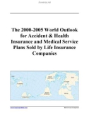 Ebook The 2000-2005 world outlook for accident and health insurance and medical service plans sold by Life Insurance companies