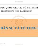 Bài giảng Pháp luật đại cương - Chương 3: Luật dân sự và tố tụng dân sự