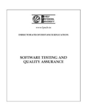 Ebook Software testing and quality assurance