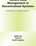 Ebook Secure data management in decentralized systems