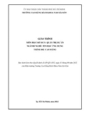 Giáo trình Quản trị dự án (Nghề: Tin học ứng dụng - Cao đẳng) - Trường Cao đẳng Bách khoa Nam Sài Gòn (2022)