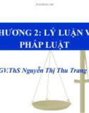 Bài giảng Pháp luật đại cương: Chương 2 - ThS. Nguyễn Thị Thu Trang