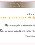 Bài giảng Luật xây dựng: Chương 2