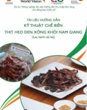 Tài liệu hướng dẫn kỹ thuật chế biến thịt heo đen xông khói Nam Giang