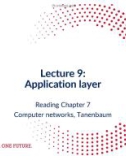 Lecture Computer networks - Chapter 6: Application layer