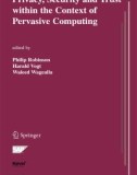 Ebook Privacy, security and trust within the context of pervasive computing