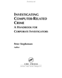 Ebook Investigating computer-related crime: Handbook for corporate investigators