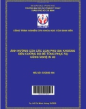 Đề tài nghiên cứu khoa học: Ảnh hưởng của các loại phụ gia khoáng đến cường độ vữa phục vụ công nghệ in 3D