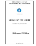 Đồ án tốt nghiệp ngành Kỹ thuật môi trường: Tính toán hệ thống xử lý nước thải bệnh viện đa khoa An Dương công suất 150m3 /ngđ