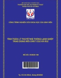 Đề tài nghiên cứu khoa học: Tính toán lý thuyết hệ thống lạnh ghép tầng dùng môi chất CO2 và R32