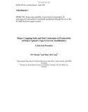 Nghiên cứu nông nghiệp: Major Cropping Soils , Soil Constraints to Productivity of Major Upland Crops Grown by Smallholders - Gia Lai Province