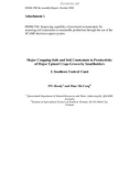 Nghiên cứu nông nghiệp: Major Cropping Soils and Soil Constraints to Productivity of Major Upland Crops Grown by Smallholders - Southern Central Coast