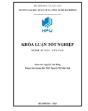 Khóa luận tốt nghiệp: Hoàn thiện công tác kế toán vốn bằng tiền tại Công ty cổ phần Đầu tư Duyên Hải Việt Nam