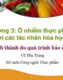 Bài giảng An toàn thực phẩm: Chương 3.4 - Hình thành do quá trình bảo quản