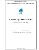 Graduation thesis: A study on the application of Shadowing techniques to improve pronunciation competence of freshmen at Hai Phong University of Management and Technology