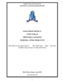 Giáo trình Vẽ kỹ thuật (Nghề: Công nghệ ô tô - Cao đẳng) - Trường Cao đẳng Bình Phước