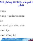 Bài giảng Mô phỏng hệ thống truyền thông: Chương 4 - TS. Nguyễn Đức Nhân