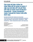 Ứng dụng mô hình thông tin công trình để xây dựng và quản lý hiệu quả mô hình kết cấu bê tông cốt thép sử dụng tham số Project parameter - Share parameter - Family parameter trong phần mềm Revit 2024