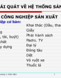 Bài giảng Hệ thống sản xuất: Chương 1