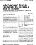 Nghiên cứu giải pháp thiết kế bộ biến tần cho hệ truyền động tốc độ cao dùng động cơ đồng bộ nam châm vĩnh cửu