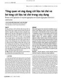 Tổng quan về ứng dụng cốt liệu tái chế và bê tông cốt liệu tái chế trong xây dựng