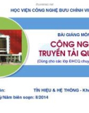 Bài giảng Công nghệ truyền tải quang: Chương 6