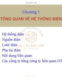 Bài giảng Giải tích hệ thống điện - Chương 1: Tổng quan về hệ thống điện