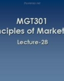 Lecture Principles of Marketing: Lesson 28