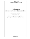 Giáo trình Thực hành vẽ chuyên môn 2 (Ngành: Họa viên kiến trúc - Trung cấp) - Trường Cao đẳng Xây dựng số 1