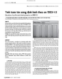 Tính toán tôn sóng định hình theo en 1993-1-3