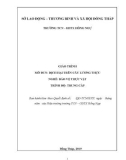 Giáo trình Dịch hại cây lương thực (Nghề: Bảo vệ thực vật - Trung cấp) - Trường Trung cấp nghề GDTX Hồng Ngự