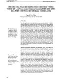 Mô hình hóa phân bố đường kính của rừng trồng thông ba lá (Pinus kesiya Royle ex Gordon) trên cấp đất II dựa trên hàm phân bố Weibull và Richards