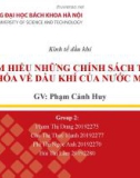 Bài thuyết trình: Tìm hiểu những chính sách tài khóa về dầu khí của nước Mỹ