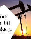 Bài thuyết trình: Chính sách tài khóa ngành dầu khí