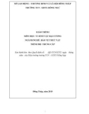 Giáo trình Vi sinh vật đại cương (Nghề: Bảo vệ thực vật - Trung cấp) - Trường Trung cấp nghề GDTX Hồng Ngự