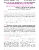 Nghiên cứu sự thành thục sinh sản của cá ong bầu (Rhynchopetaltes oxyrhynchus Temminck & Schlegel, 1842) trong ao nuôi lót bạt