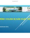 Bài giảng Công nghệ may 2: Bài 5 - TS. Hồ Thị Minh Hương