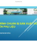 Bài giảng Công nghệ may 2: Bài 3 - TS. Hồ Thị Minh Hương