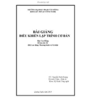 Bài giảng Điều khiển lập trình cơ bản - ĐH Phạm Văn Đồng