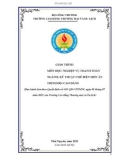 Giáo trình Nghiệp vụ thanh toán (Ngành: Kỹ thuật chế biến món ăn - Cao đẳng) - Trường Cao đẳng Thương mại và Du lịch Thái Nguyên