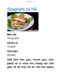 Spaghetti cá hồi