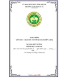 Giáo trình Chăm sóc người bệnh chuyên khoa (Ngành: Điều dưỡng - Cao đẳng) - Trường Cao đẳng Y tế Sơn La