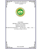 Giáo trình Vi sinh - ký sinh trùng (Ngành: Y sỹ đa khoa - Trung cấp) - Trường Cao đẳng Y tế Sơn La