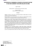 Rối loạn tâm lý ở sinh viên khối ngành sức khỏe trường Đại học Đại Nam và một số yếu tố liên quan